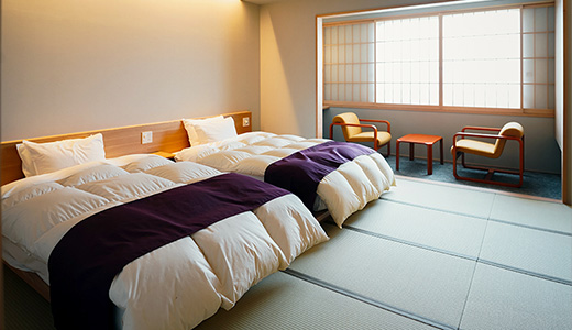 Standard Japanese style room with beds “KAN”
